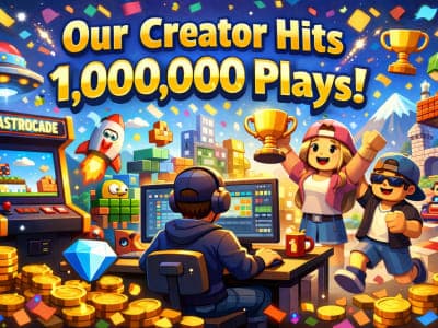 Blackwidowink Hits 1 Million Plays on Astrocade!